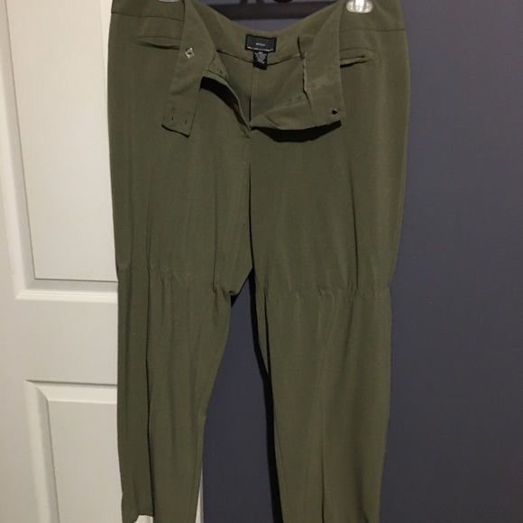 NYCC Pants & Jumpsuits Olive Green Dress Pants Size 2w Poshmark